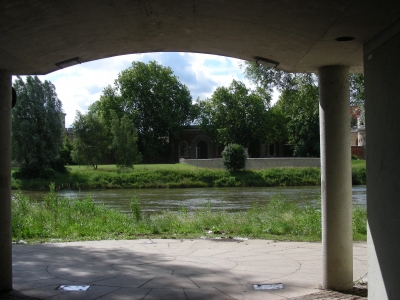 unter der Brücke, in Ingolstadt