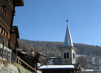 Vernamiège Kirche - Wallis - Schweiz