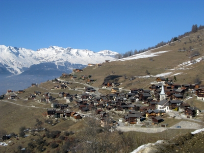 Vernamiège - Dorf- Wallis - Schweiz