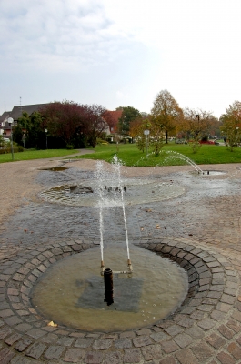 Brunnen auf der Promenade von Langenargen