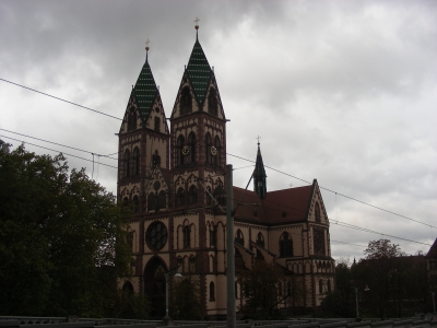 Herz Jesu Kirche in Freiburg Breisgau