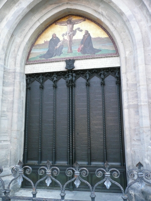 Kirchentür in Wittenberg