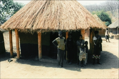 Dorf in Zambia