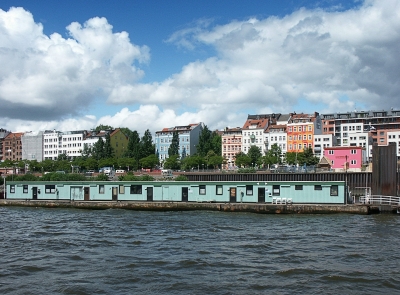 Hafenstraße vom Wasser