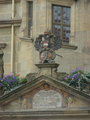 Portalfigur in Rothenburg