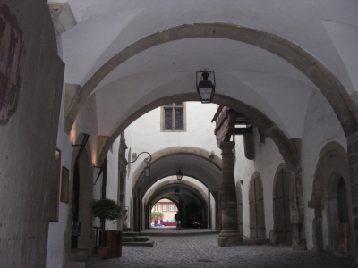 Eingänge und Durchgänge in Rothenburg