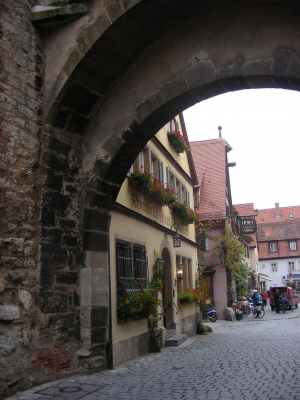 Torbogen in Rothenburg