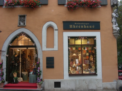 Uhrenhaus in Rothenburg