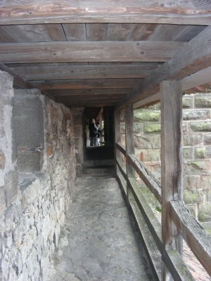 Wehrgang auf der Stadtmauer von Rothenburg