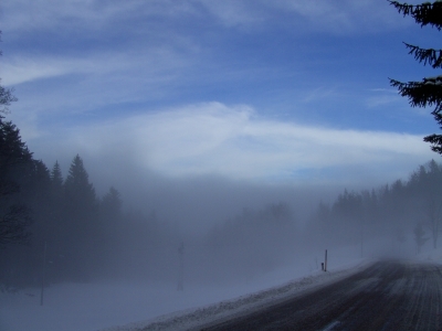 Nebel auf der Hohen Wand