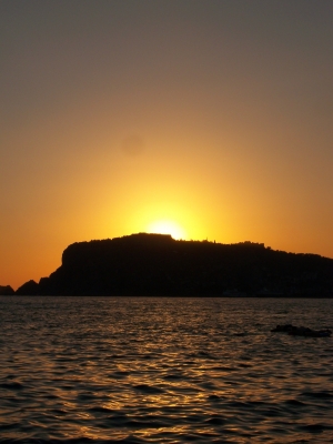 Sonnenuntergang über Alanya