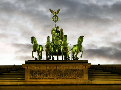 Wolken hinter Quadriga