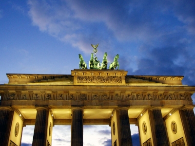 Brandenburger Tor am Abend