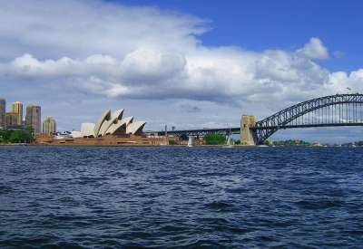 Harbour Bridge + Opera House in Sydney