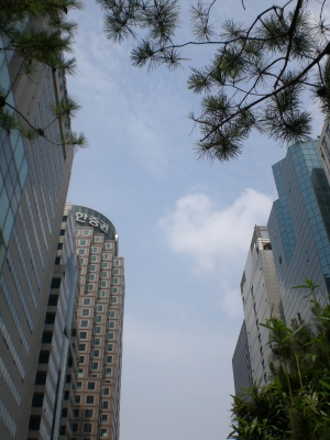 Wolkenkrazters in Seoul