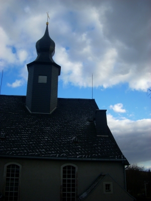 Kirchturm von Kleinhartmannsdorf