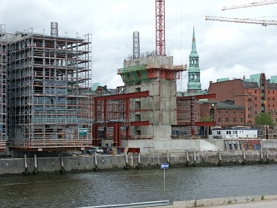 Hafencity - Baustelle am Sandtorkai