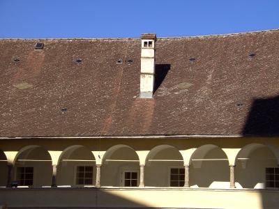 Innenhofdach des Stiftes St. Georgen