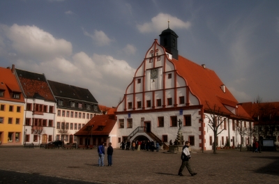 Das Rathaus in Grimma