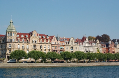 Bürgerhäuser an der Seestraße in Konstanz