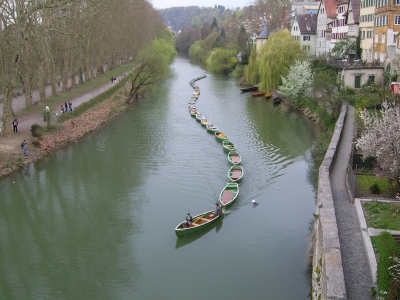 Frühlingsbeginn am Neckar
