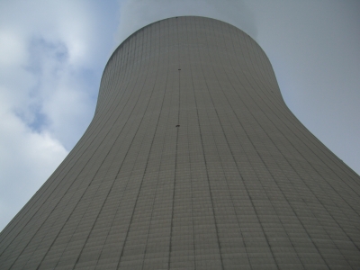 Kühlturm eines Atomkraftwerks