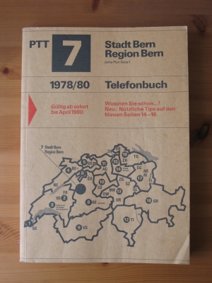 CH Telefonbuch 1978