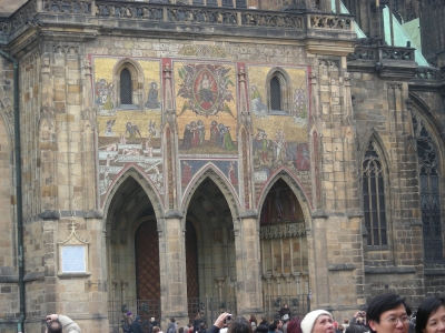 Veitsdom Südportal in Prag