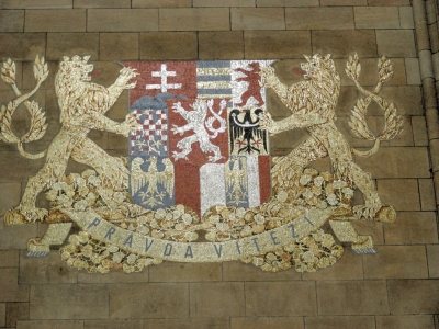 Wappen im Veitsdom in Prag