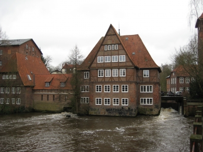 Lüneburg Fachwerkhaus am Wasser