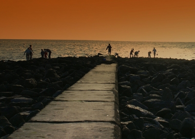 Abends am Meer