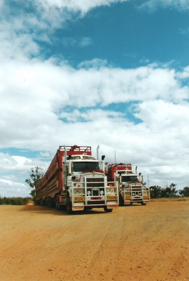 roadtrains im outback