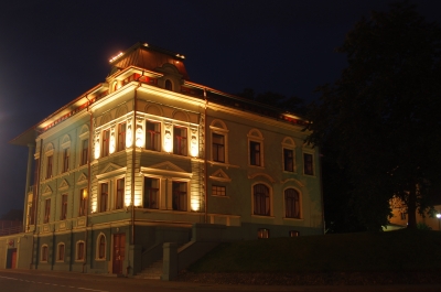 Ventspils bei Nacht 1