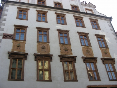 Kronenfassade in Prag