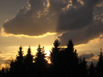 Sonnenuntergang über Troisdorf