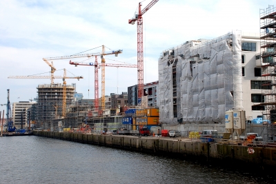 Hafencity - Baustelle am Kaiserkai