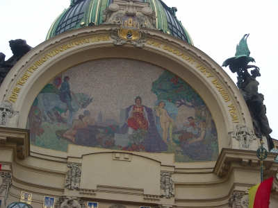 Giebelmalerei in Prag