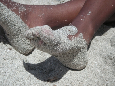 Barfuß im Sand
