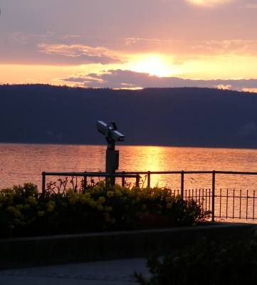 Bodensee bei Frühlingsabend