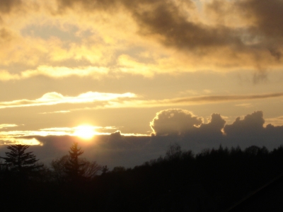 Sonnenuntergang vom 3.4.08  2. Bild