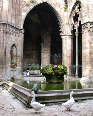 Innenhof Klosterkirche Barcelona