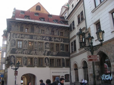 Haus zur Minute in Prag