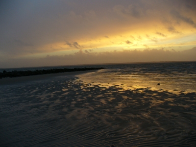 Sonnenuntergang auf Föhr