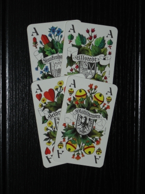 Skatkarte mit Wappen