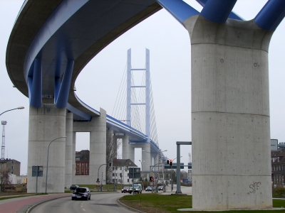Pylon Rügenbrücke April 2008
