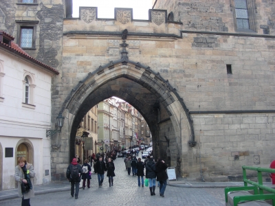 Karlsbrücke zur Kleinseite in Prag