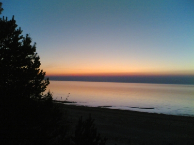 Sonnenuntergang an der  Ostsee