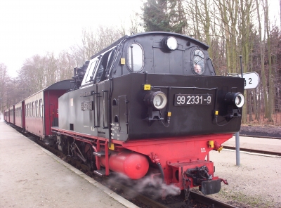 Schöne alte Dampflokomotive