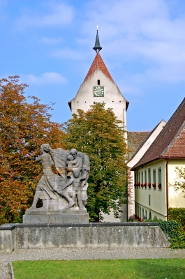 Denkmal für die Kriegsgefangenen in Mittelzell auf der Insel Reichenau