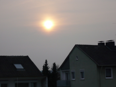 Sonnenuntergang in  Oestrich Iserlohn